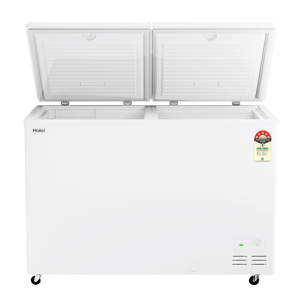 Haier 588 Ltr Double door- White Colour Convertible Hard top Freezer
